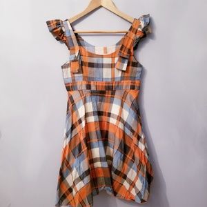 Ultra Light Breezy Plaid Dress XS